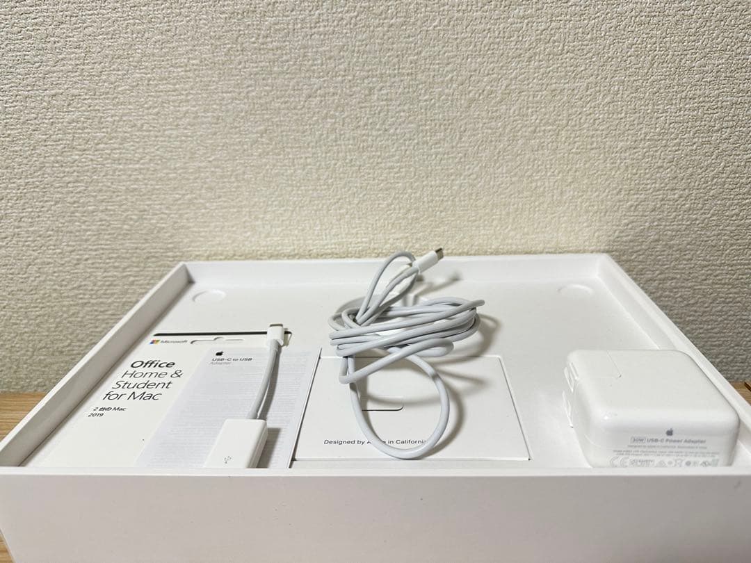 Apple MacBook Air 2019 ローズゴールド USB変換コード付