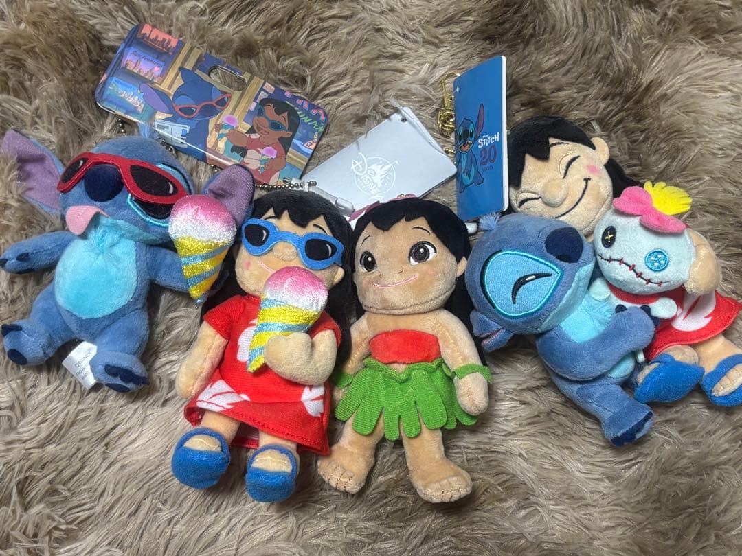 リロ ぬいぐるみバッジ キーチェーン