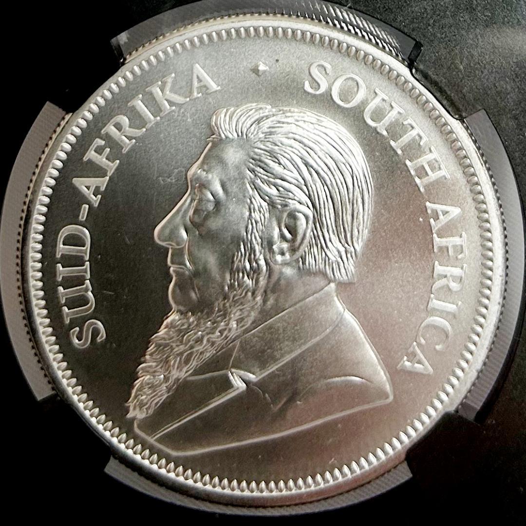 2019年 南アフリカ　クルーガーランド銀貨 NGC MS70 1KR/１oz