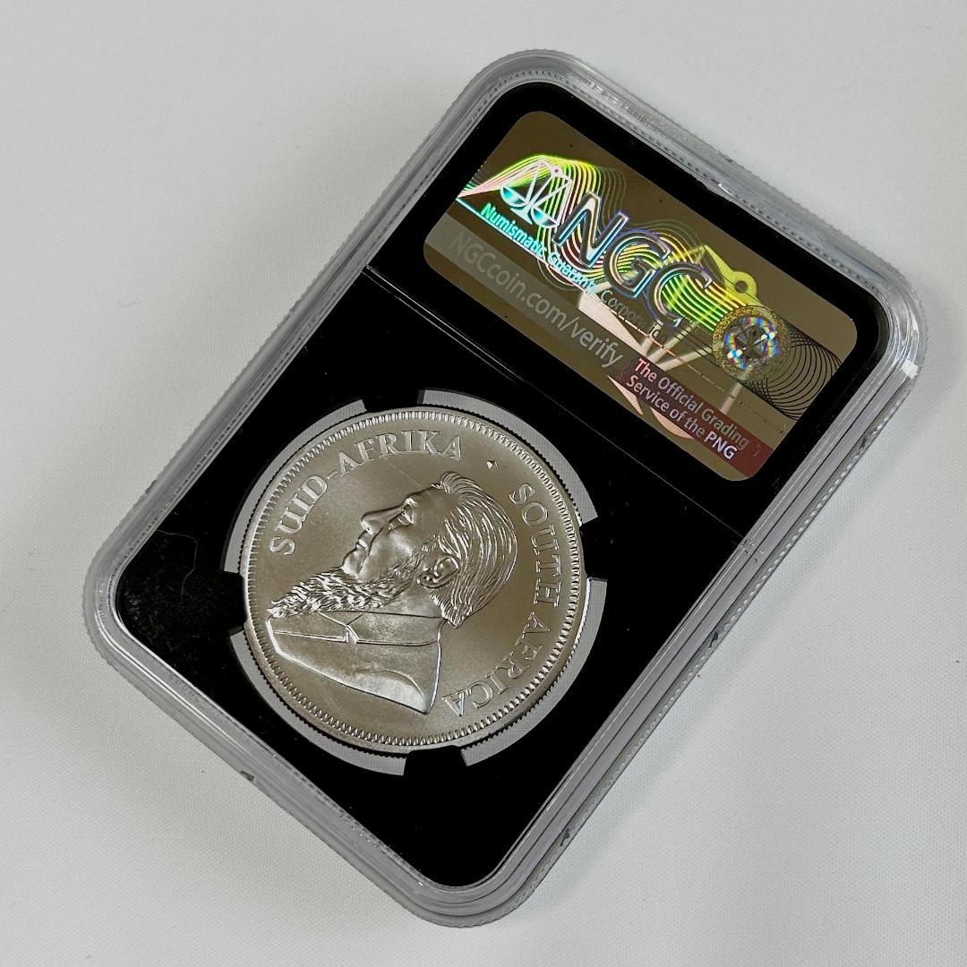 2019年 南アフリカ　クルーガーランド銀貨 NGC MS70 1KR/１oz
