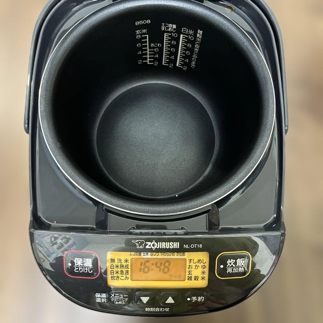 Zojirushi NL-DT18 1升 マイコン炊飯ジャー　ブラック