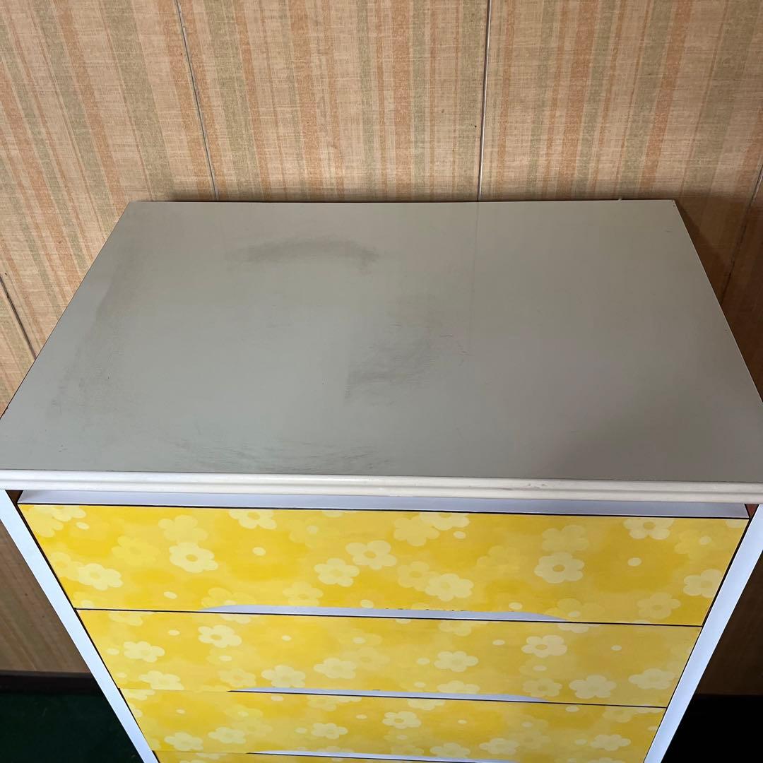 昭和レトロ　ビンテージ　花柄　7段チェスト　ヴィンテージ