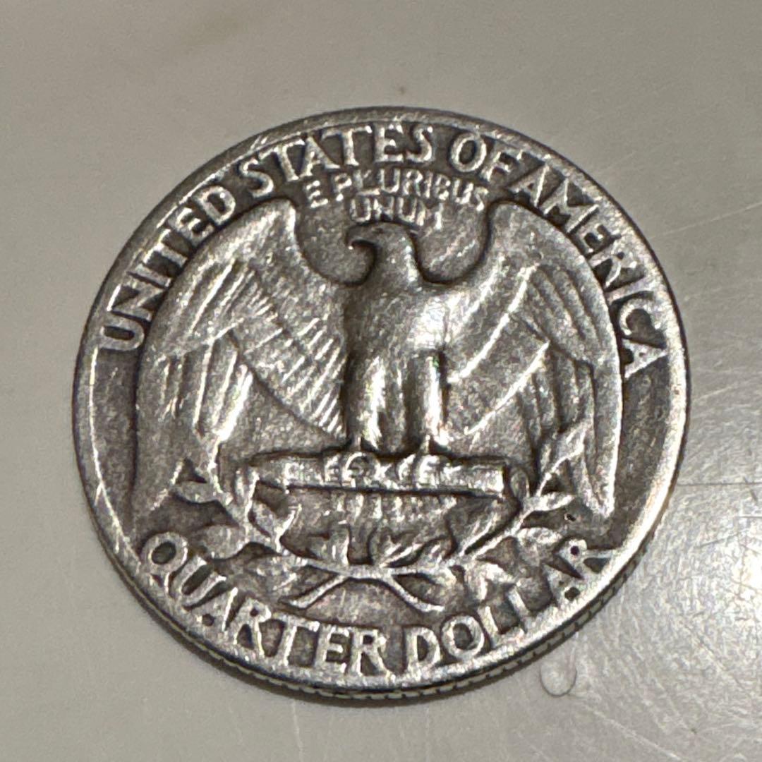 〜希少〜1941年製造 アメリカ合衆国のワシントン・クォーター（25セント）銀貨