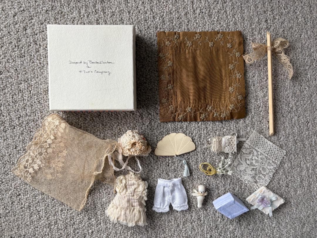 ✨期間限定✨オデット用衣装＆ミニチュア小物セット　ビスクドール　ミニョネット