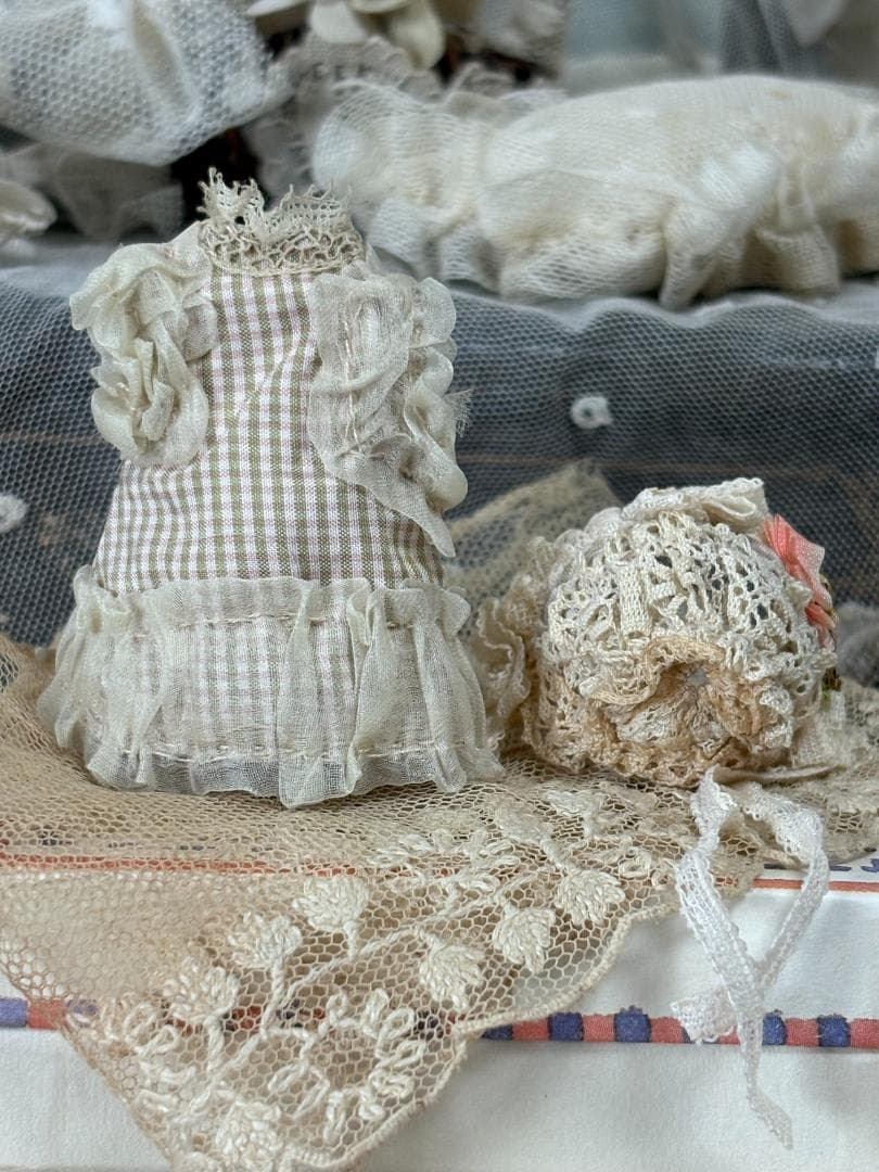 ✨期間限定✨オデット用衣装＆ミニチュア小物セット　ビスクドール　ミニョネット