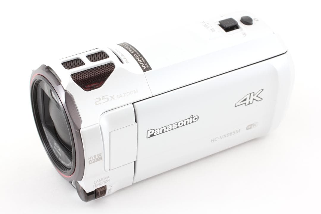 Panasonic HC-VX985M ホワイト ビデオカメラ バッテリー付き