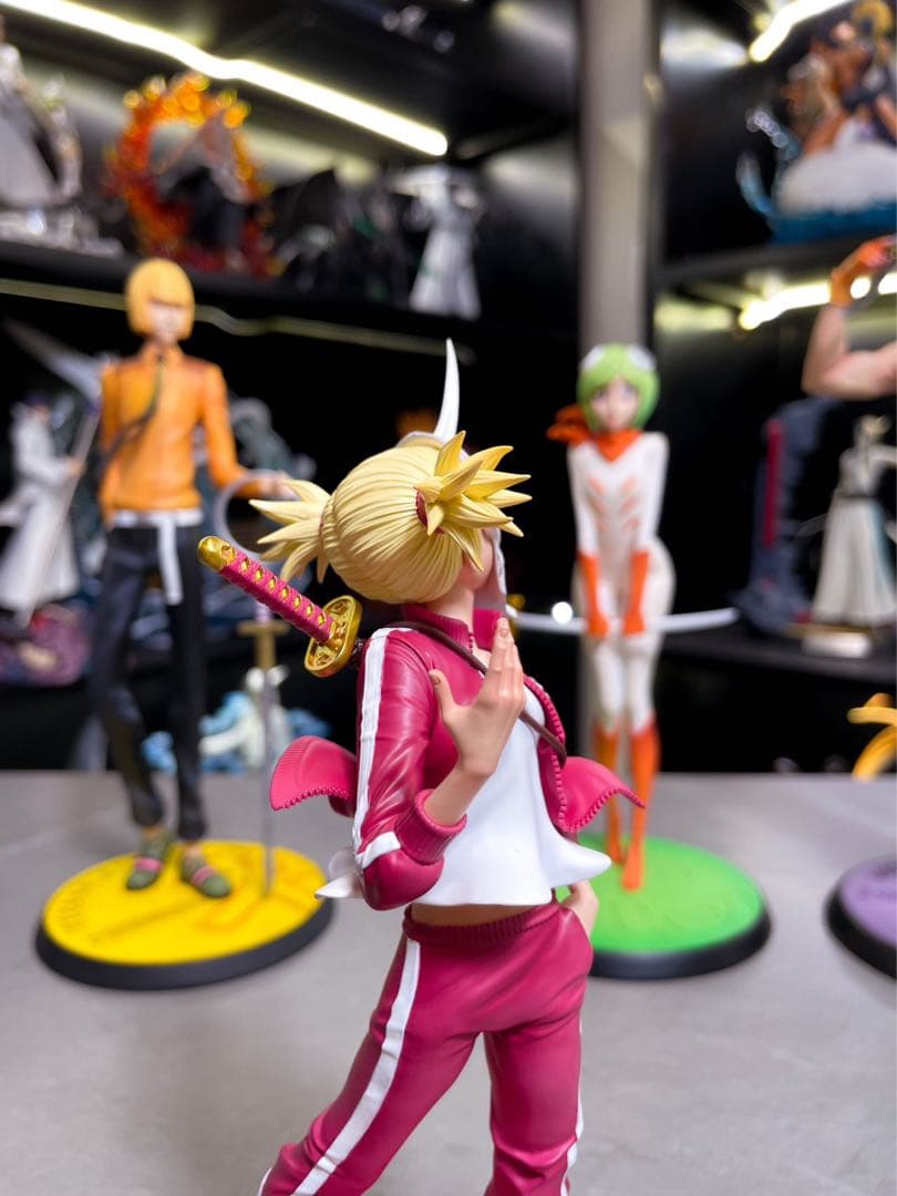 BLEACH 黒衣少年図 猿柿ひよ里 ガレージキット スタチュー② 塗装済み完