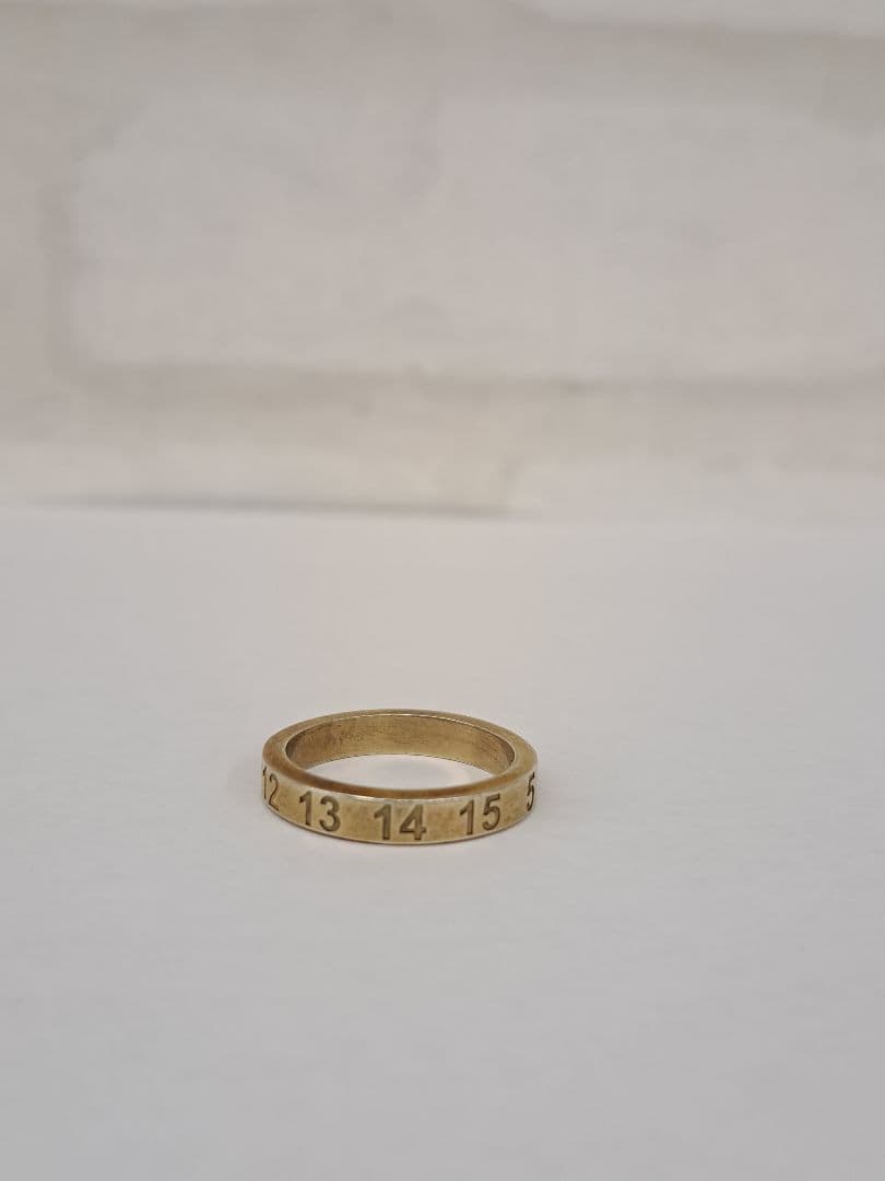 Maison Margiela スターリングシルバーナンバーロゴリング