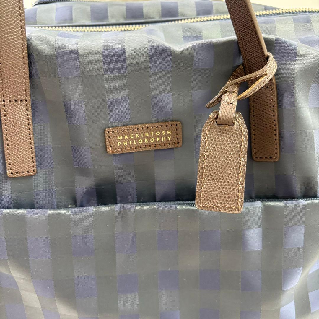 極美品✨マッキントッシュフィロソフィー　チェック キャリーケース　ユニセックス