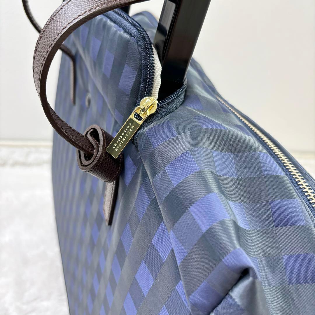 極美品✨マッキントッシュフィロソフィー　チェック キャリーケース　ユニセックス