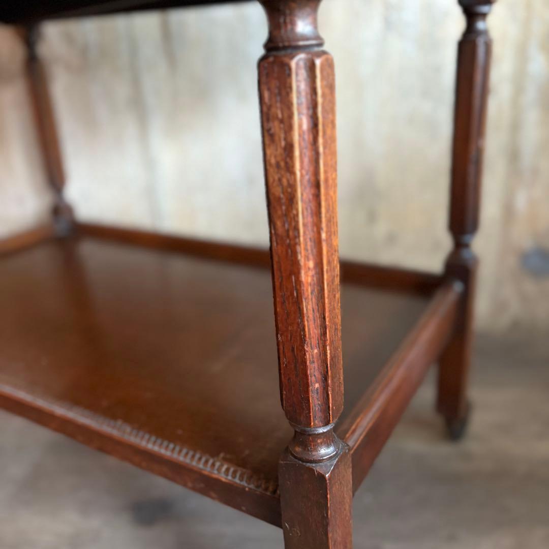 英国アンティーク　ドローリーフ ワゴンテーブル　ヴィンテージ