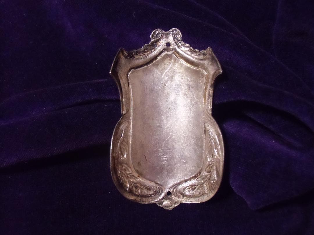 Wワイマール・ドイツ軍＊１９２５年＊デーベルン在郷軍人会旗銘板（実物）