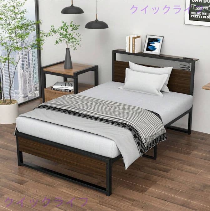 頑丈シングルベッド ベッド下収納 一人暮らし推奨