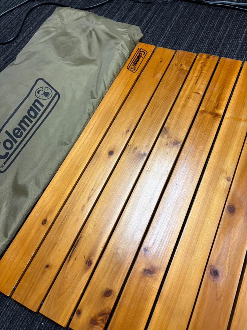 【アルペンアウトドアーズ限定】コールマン ウッドロールテーブル110