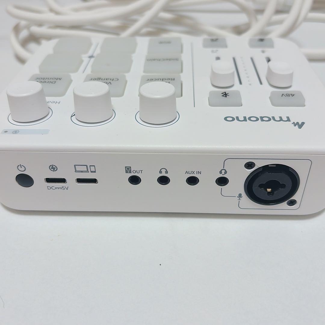 MAONO オーディオミキサー オーディオインターフェース XLRケーブル付