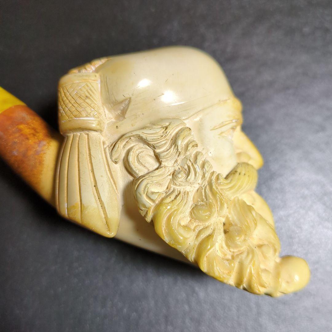 メシャムパイプ彫刻入り（used）