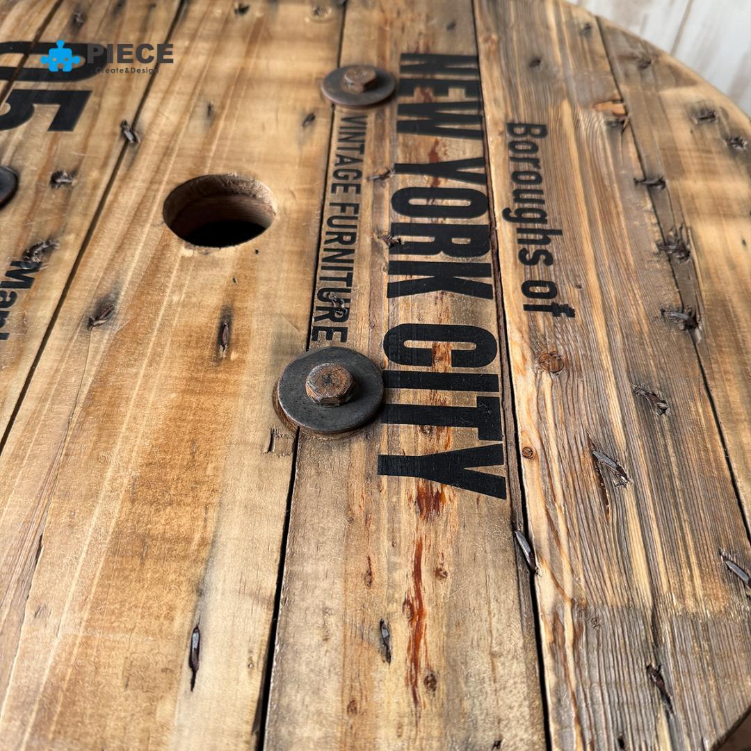 テーブル インダストリアル 家具 ケーブル 電線ドラム アメリカン NY05