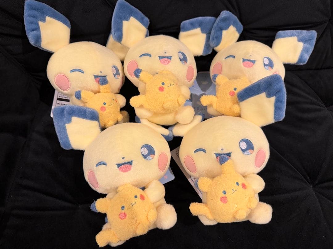5体セット激安Little Daydream ピチューとピカチュウぬいぐるみ