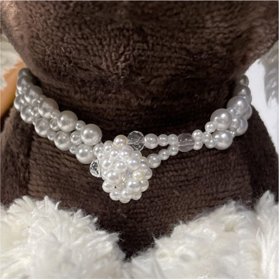 ペット用ビーズネックレス　MGH-012