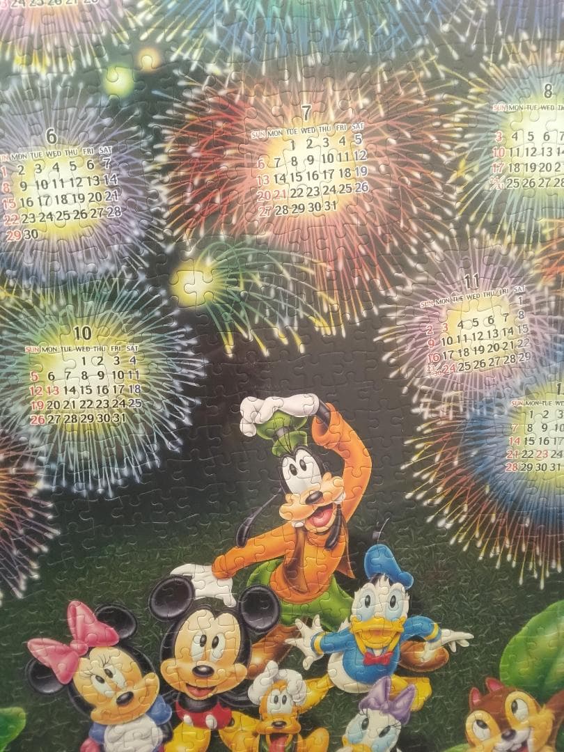 ディズニー ジグソーパズル 額縁入り 完成品