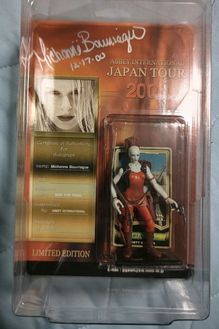 スターウォーズ　オーラ・シング　ミショーンバリアージュ　サイン入りフィギュア