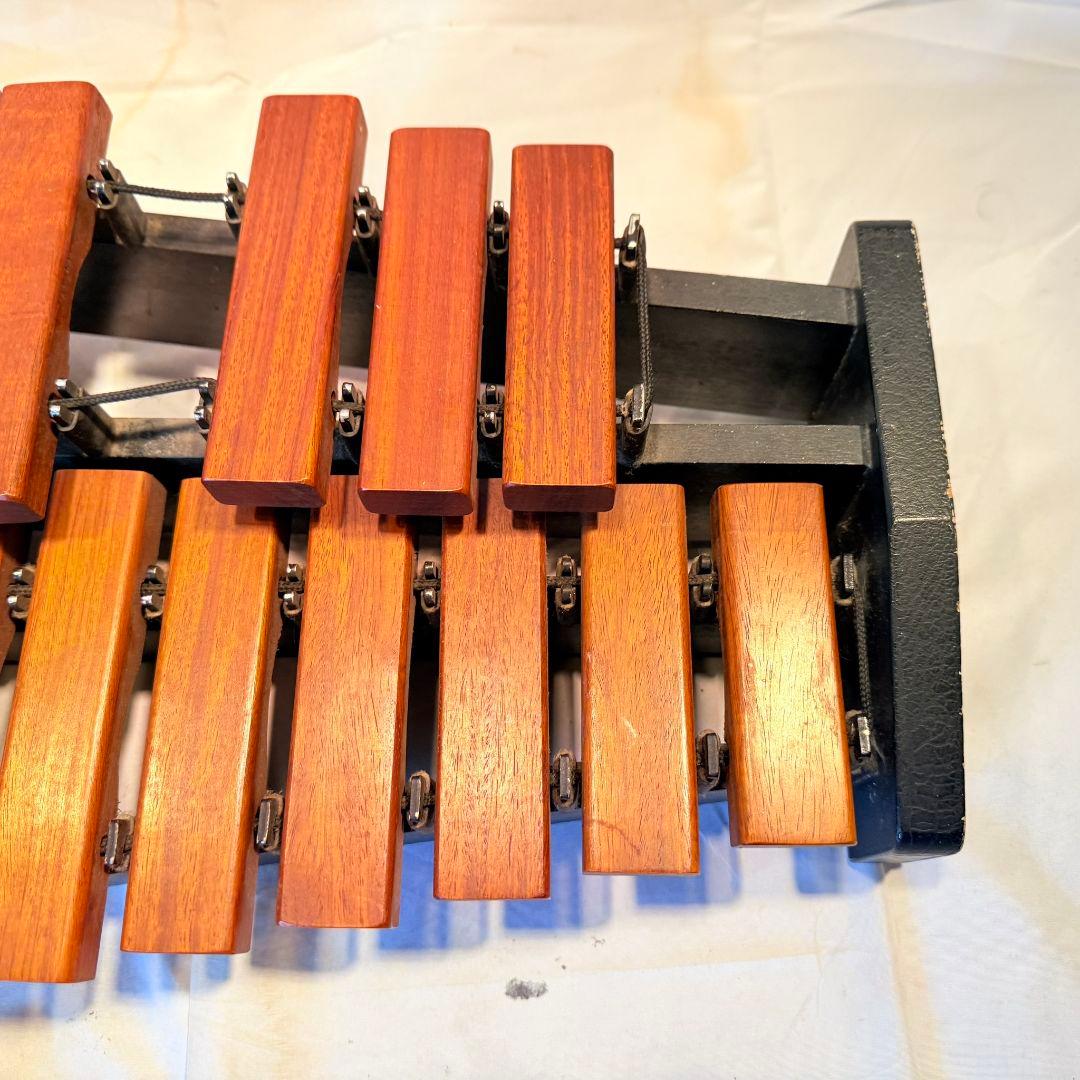 KOROGI 木製　木琴　シロフォン　コオロギ　卓上木琴　マレット　4本付