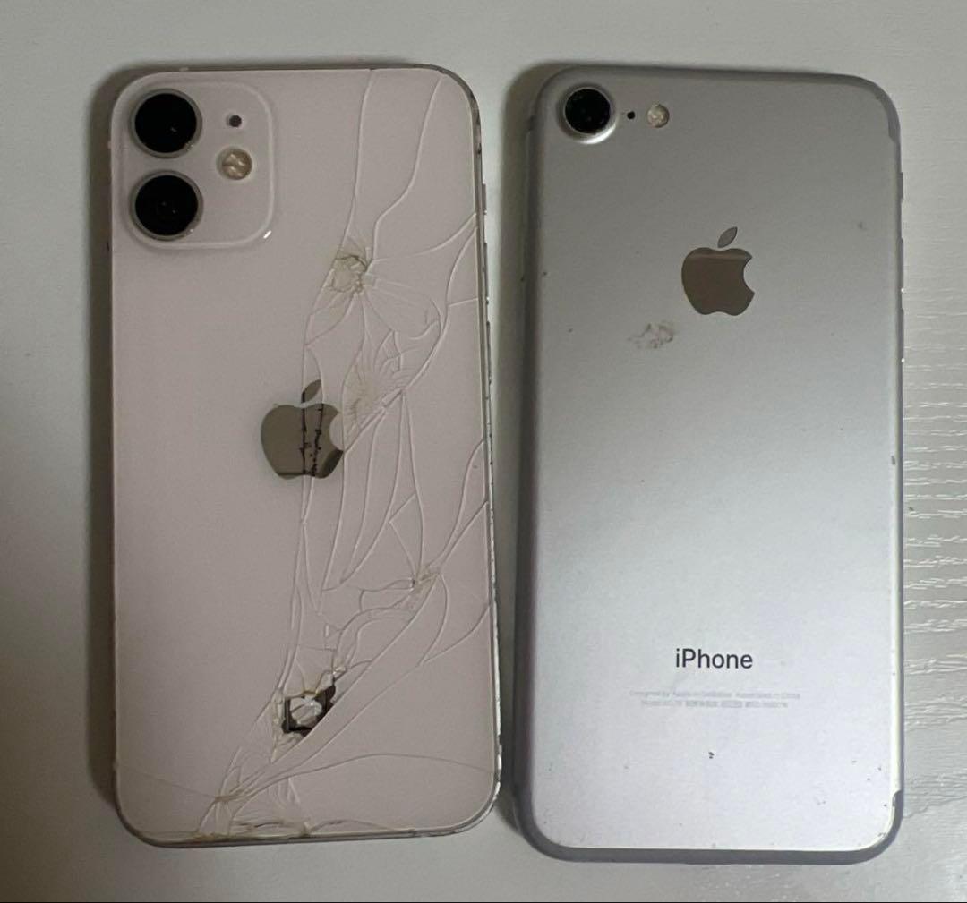 iPhone 7 と 12mini ジャンク セット