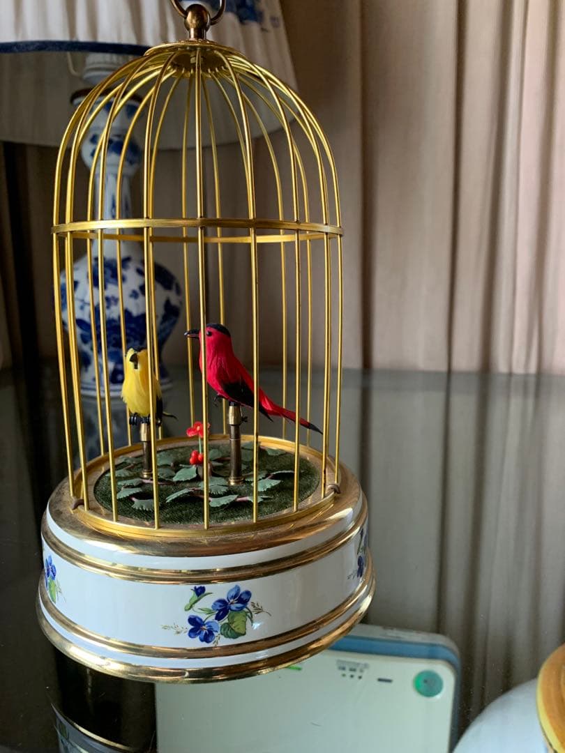 リュージュ　鳥かごシンギングバード2羽