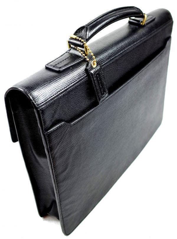 COACH コーチ 『ベッドフォード』 サフィアノレザー アタッシェ 【逸品】