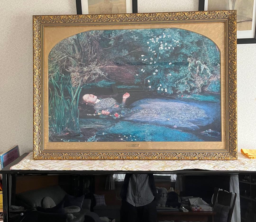 J.E.ミレイ作　オフェーリア　A.C.P絵画 テート・ギャラリー　複製画