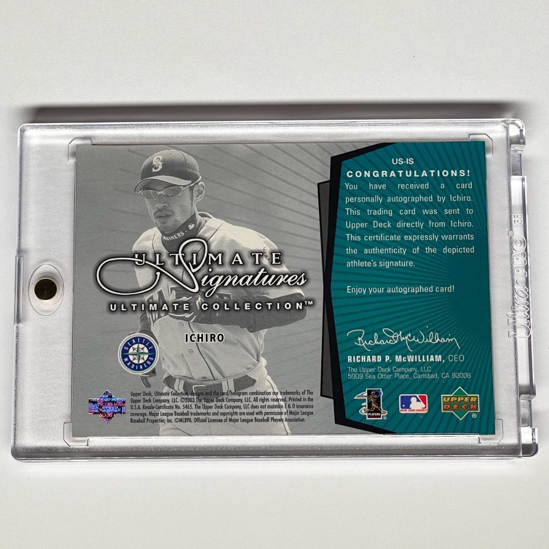 2003 /199 イチロー サインカード ICHIRO SUZUKI AUTO