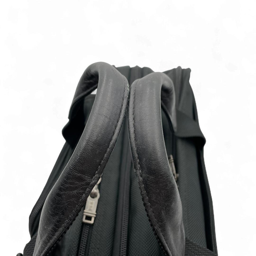良品 TUMI ビジネスバッグ ナイロン ブラック エクスパンダブル