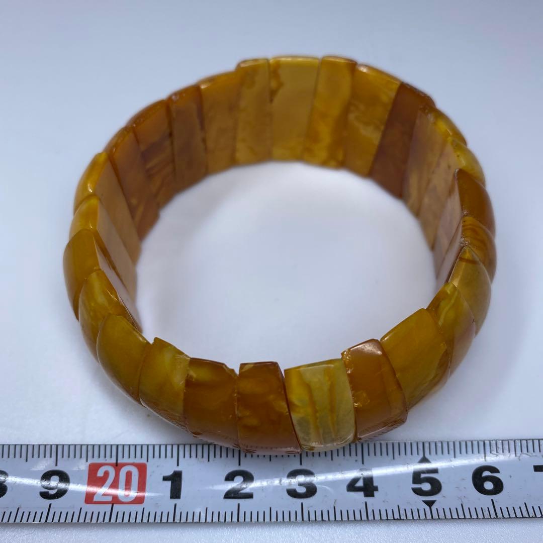 本蝋琥珀　バングル　31g タエチ　東さ7-0321☆2F
