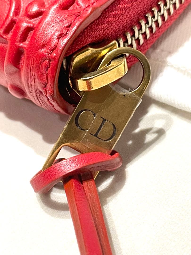 【美品】Diorオブリーク柄フラグメントケース　ジップケース☆ギフトセット