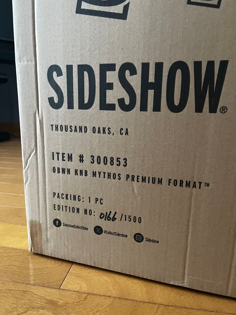 未開封品　サイドショウ　スターウォーズ　オビ=ワン・ケノービ　ミュトス　大型商品