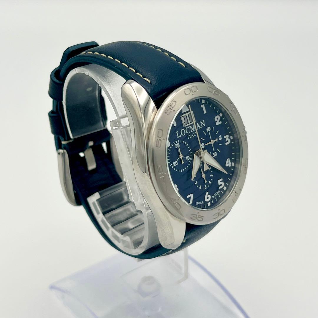 ロックマン LOCMAN ISOLA D'ELBA 腕時計 ネイビー　チタニウム