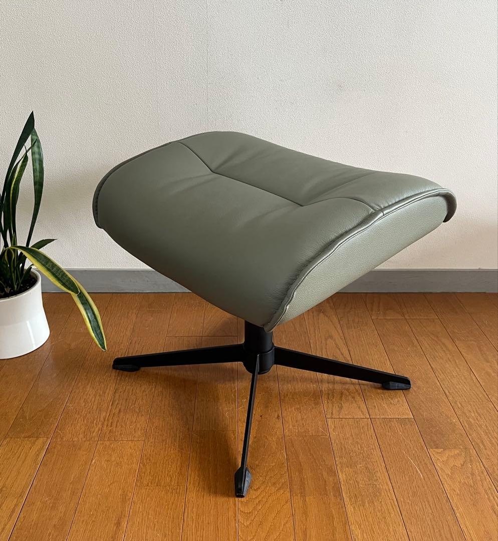 galaxy 本革　オットマン　ノルウェー　北欧　美品　2025年製　エコーネス