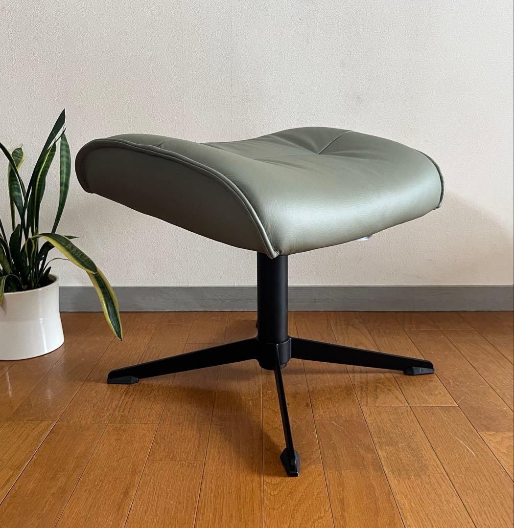 galaxy 本革　オットマン　ノルウェー　北欧　美品　2025年製　エコーネス