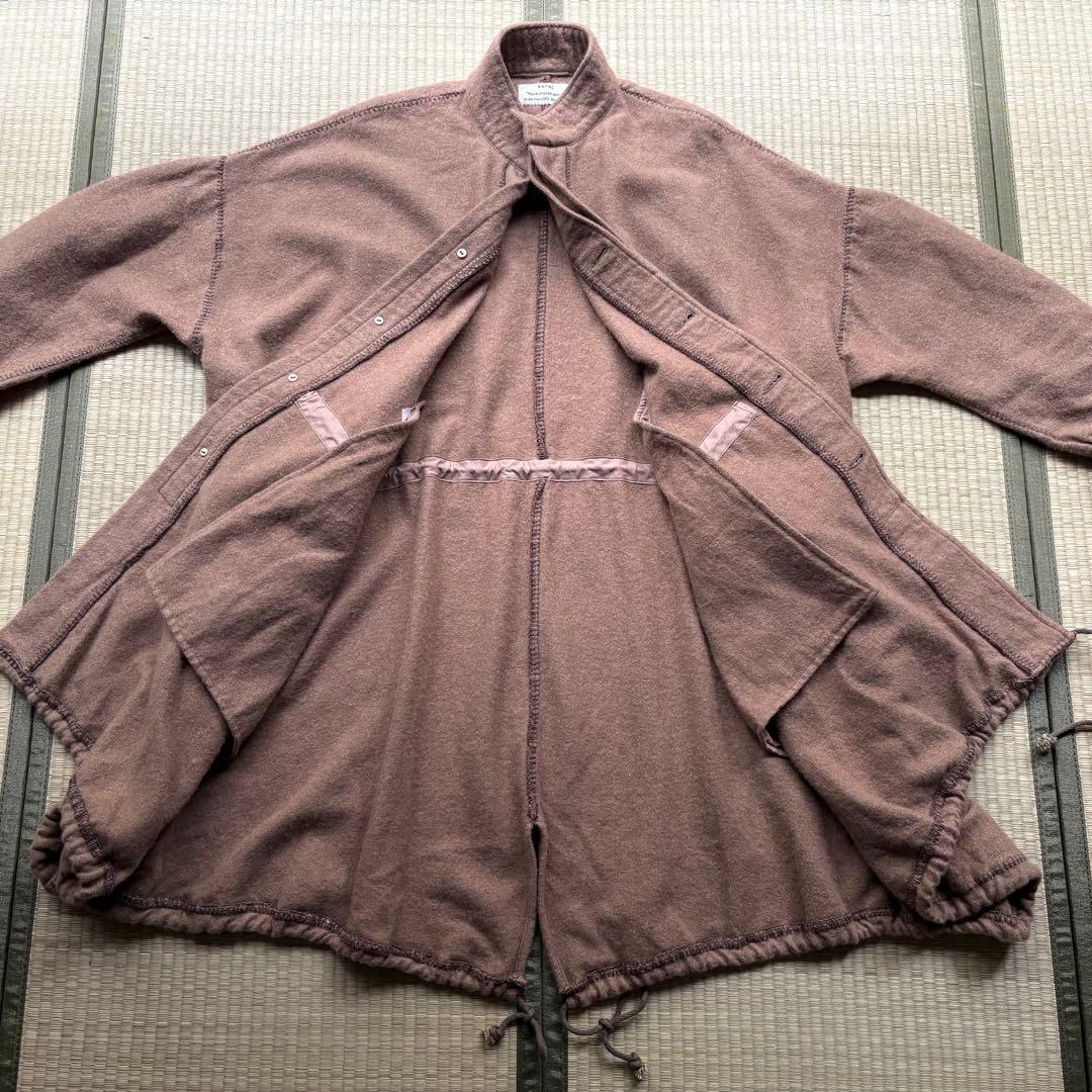 ジャケット・アウター kaval blanket stitched stand collar coat