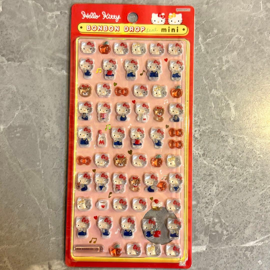 【国内正規品】サンリオ　ボンボンドロップシールmini コンプ 8種　セット