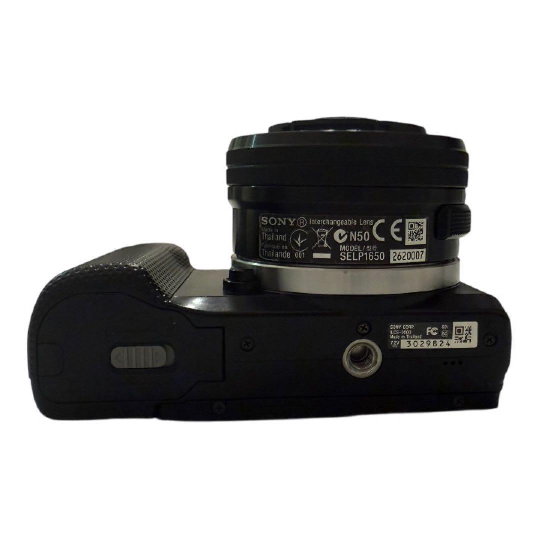 SONY a5000 デジカメ ブラック ダブルズームレンズキット