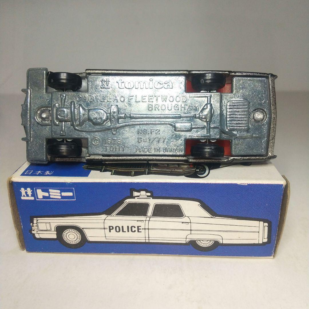 (3821)トミカ 青箱 日本製 キャデラック ポリスカー