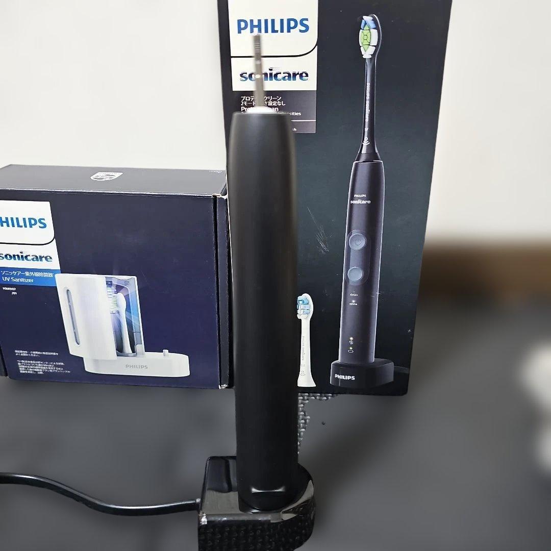 PHILIPS ソニッケアー 電動歯ブラシ■充電機能付き紫外線除菌器