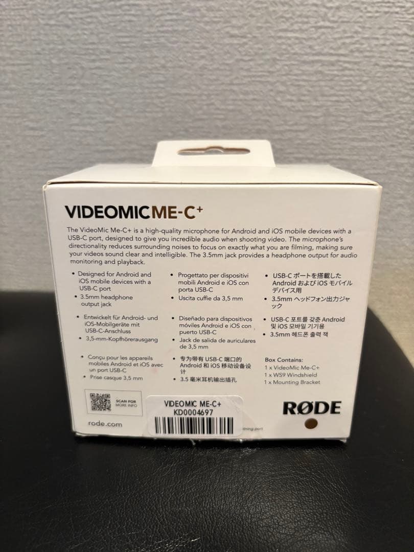 RØDE VideoMic Me-C+ USB-Cマイク⭐︎美品