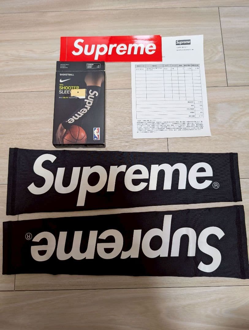 美品 SUPREME NIKE NBA アームスリーブ アームカバー