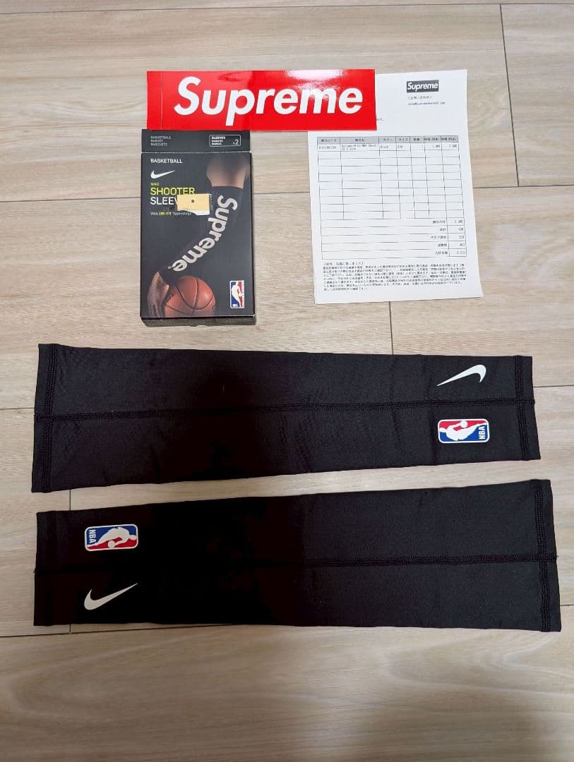 美品 SUPREME NIKE NBA アームスリーブ アームカバー