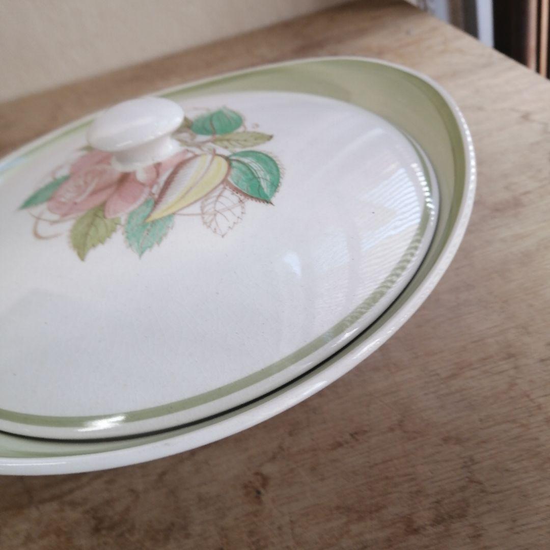 スージークーパー　パトリシアローズ　チュリーン　蓋付　イギリス　アンティーク