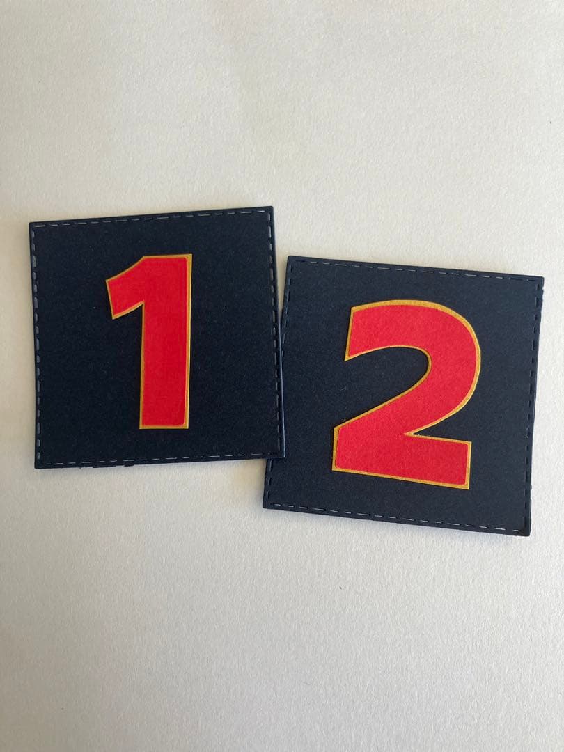 野球背番号　野球モチーフ　色紙素材　アルバム　野球