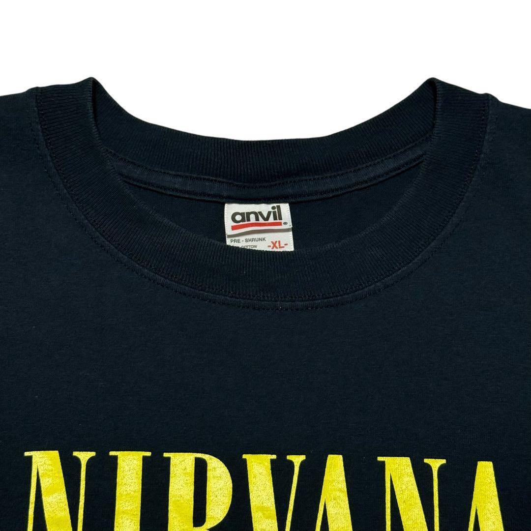 希少 XL 00's NIRVANA SMILE Tシャツ 1992 anvil