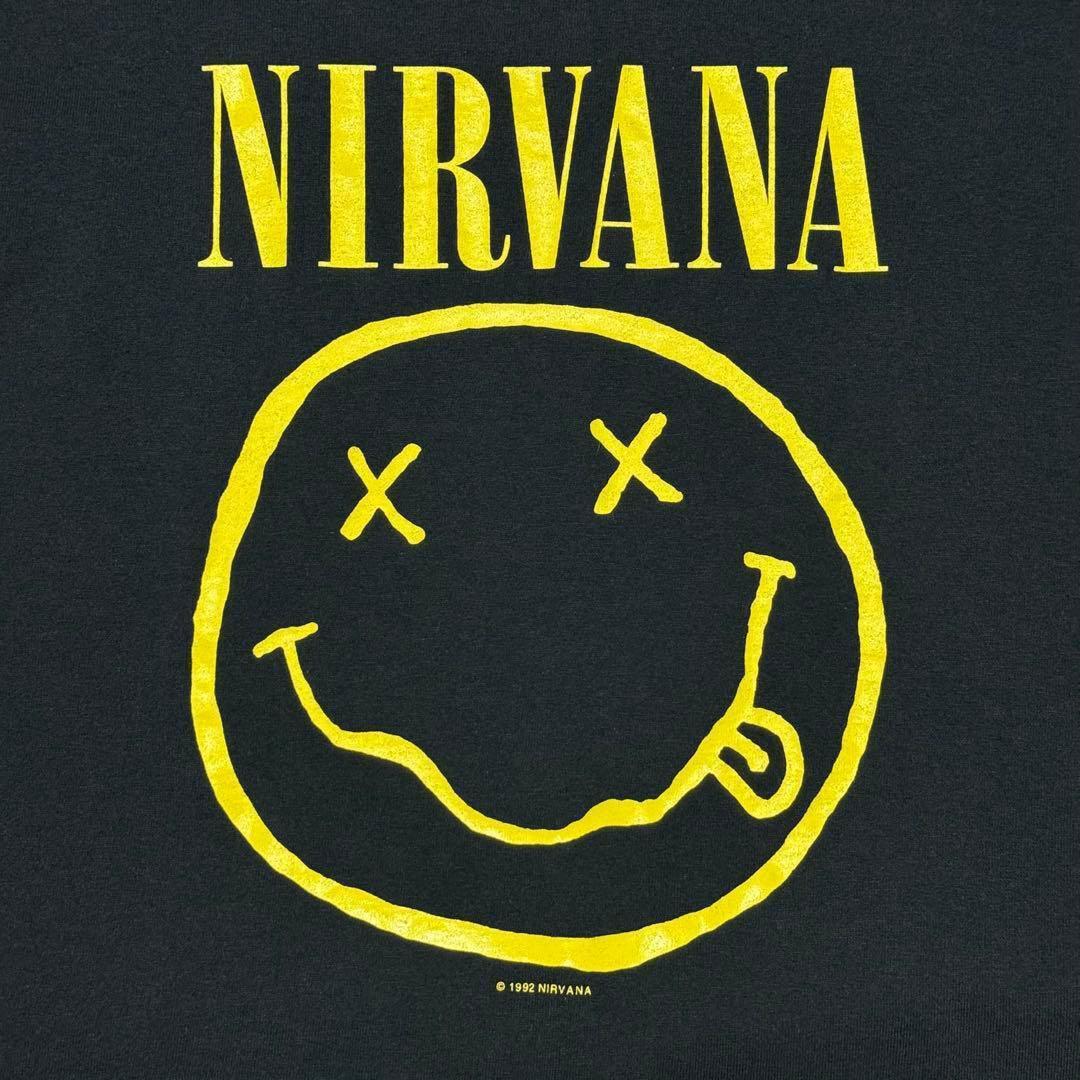 希少 XL 00's NIRVANA SMILE Tシャツ 1992 anvil